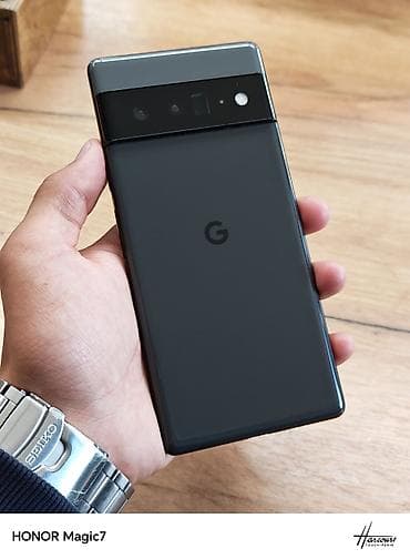 гугл пиксел 6: Google Pixel 6 Pro, Б/у, 128 ГБ, цвет - Черный, 1 SIM, eSIM — 1