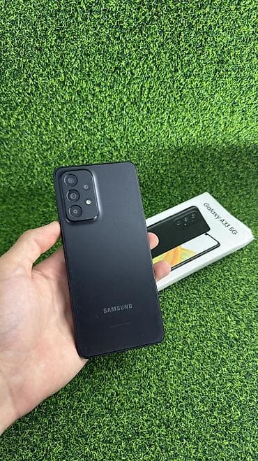 Samsung Galaxy A33 5G, Б/у, 128 ГБ, цвет - Черный, 2 SIM