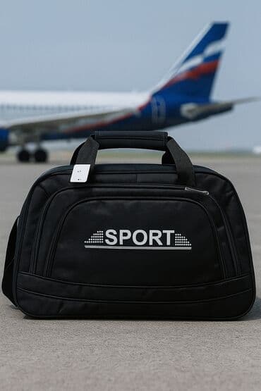 кожаная спортивная сумка: Дорожная сумка, Материал: Полиэстер, Унисекс — 1