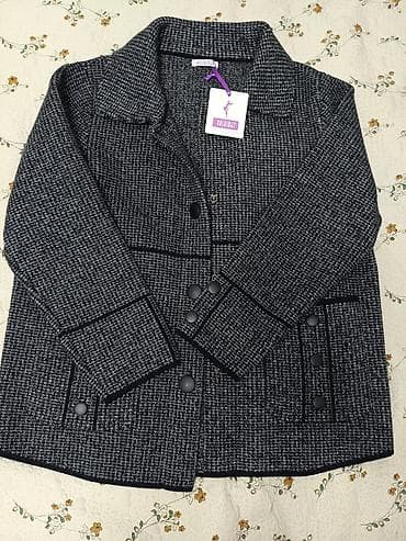 Пиджак, Классическая модель, Твид, Корея, XL