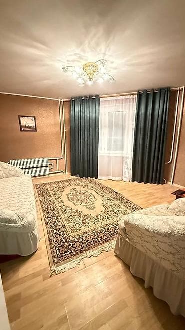 7 микро район на длитилный срок: 1 комната, Агентство недвижимости, Без подселения, С мебелью частично — 2