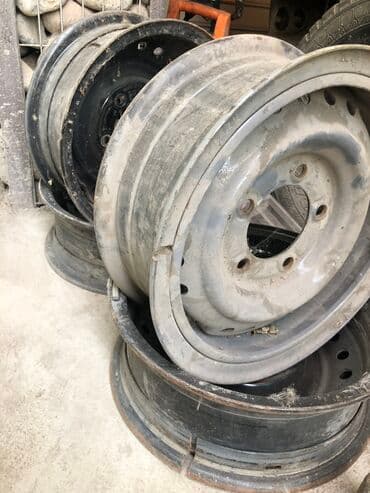 шины на камаз в бишкеке: Железные Диски R 16 Toyota, Комплект, отверстий - 5, Б/у — 3