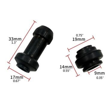 наборы для обрезания трубок: Пыльник суппорта мотоцикла. Все размеры на фото. Один комплект состоит — 4