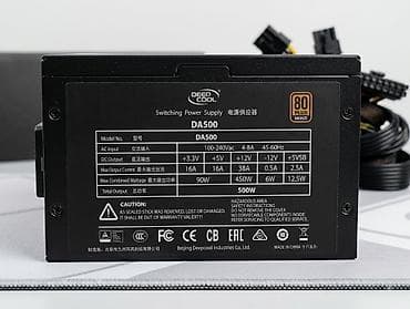 core i5 8500: Блок питания DeepCool DA500 500W (80 PLUS Bronze) — 1
