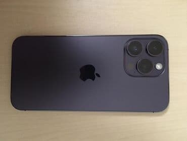 poco m2: IPhone 14 Pro Max, Колдонулган, 128 ГБ, Deep Purple, Коргоочу айнек, Каптама, Куту, 84 % — 2