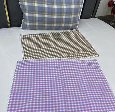 пэчворк пододеяльник: Наволочки в клетку с кружевной окантовкой пара 300сом размер 50-70см — 5