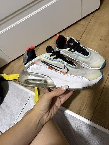nike 95: Кроссовки, 34.5, 35, Nike, Б/у, цвет - Белый, Самовывоз — 1