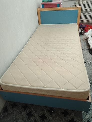 Эмерек: Односпальная кровать с ортопедическим матрасом — 1