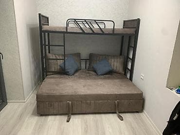 Кровати: Двухъярусная кровать, Новый, С выкатной системой — 9