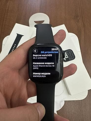 сенат телефон: Apple Watch Series 10 (GPS) - Версия watchOS: 26.3 (23S620) - Модель — 3