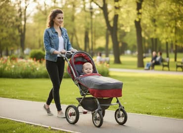 детские мотоциклы на аккумуляторе: Коляска — 1