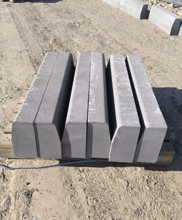 тратуарные бардюры: Дорожный бордюр, ЖБИ (Железобетонный), Новый — 3