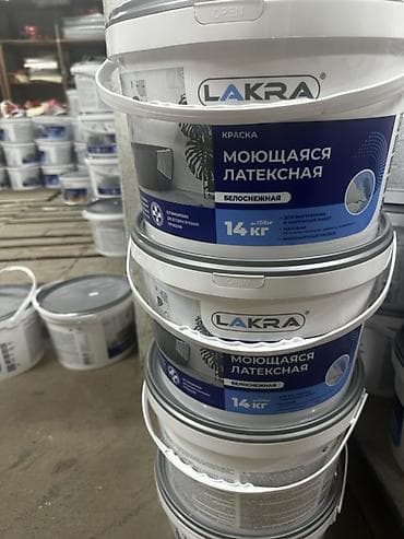 re kg оружия: Латексная краска, Лакра, Для наружной работы, цвет - Белый, 12 кг, Матовая, Моющаяся, Россия — 5