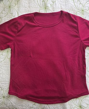 Жеке буюмдар: Базовые женские футболки с коротким рукавом и округлым вырезом. - — 3