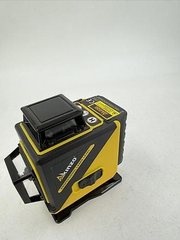 Курулуш жабдуулары: Лазерный уровень Akinzo, 3D/360° - Компактный корпус с резиновыми — 5