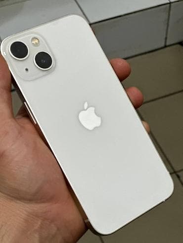 sony 1: IPhone 13, 128 ГБ, Старлайт, Защитное стекло, Чехол, Кабель, 89 % — 1