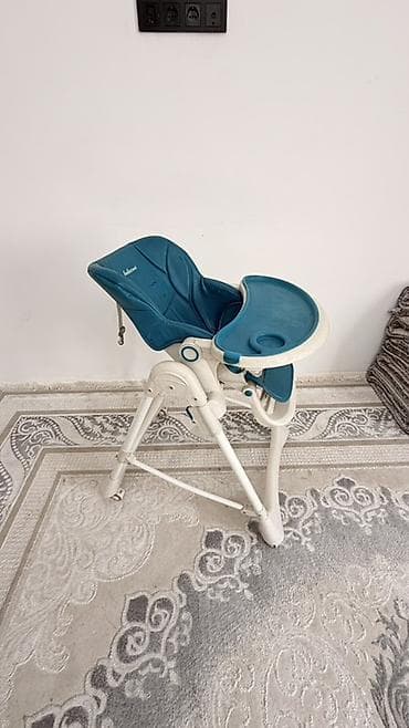 стол с регулировкой по высоте: Стульчик для кормления, Б/у, Другой бренд, Металл, Трансформер, Самовывоз — 5