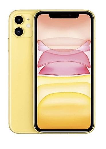 планшет ноутбук 2 в 1: IPhone 11, Б/у, 64 ГБ, Желтый, Чехол, 100 % — 1