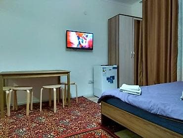 studio apartment: Светлая студия с отдельной спальней и кухней - Планировка: комната с — 8