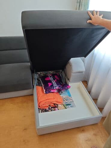 Шкафы: Угловой диван, С ящиками, Трехместный — 2