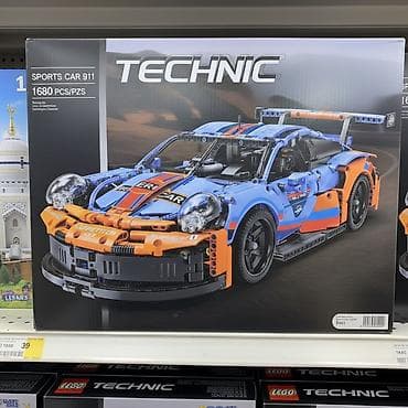 🚗 Конструктор TECHNIC Sports Car 911 – 1680 деталей Подарите ребёнку