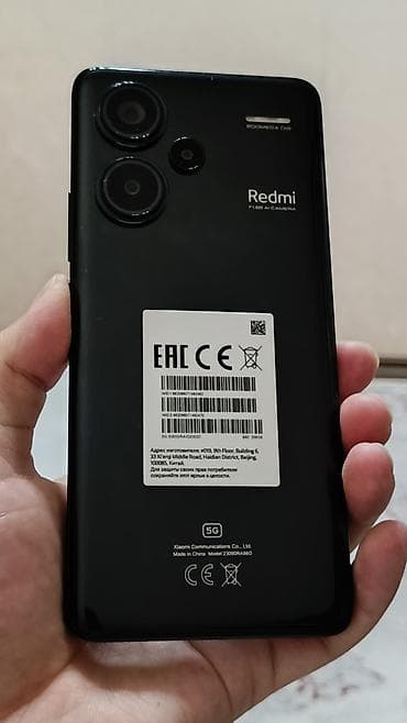 redmi g27: Redmi, Redmi Note 13 Pro Plus, Б/у, 256 ГБ, цвет - Черный, eSIM, 2 SIM — 2