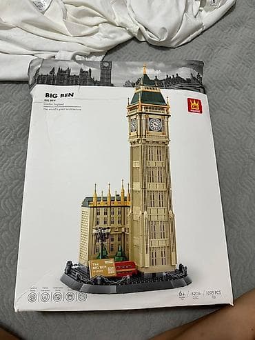 plaud note: Конструктор Wange “Big Ben” (Лондон) - Количество деталей: 1095 - — 1
