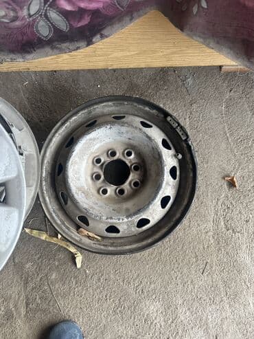 авто ру шины и диски б у: Железные Диски R 14 Комплект, отверстий - 4, Б/у — 4