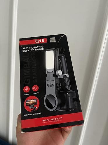 Уюлдук телефондор үчүн аксессуарлар: Г.Ош срочно!!Продается Стабилизатор q18. Вращение на 360*,есть функция — 2