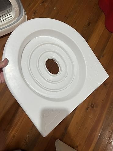 Система приучения кошек к унитазу - Насадка-тренажёр на унитаз с