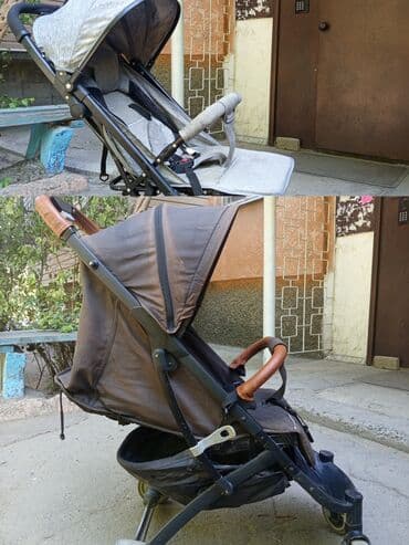 прогулочная коляска складная: Коляска, цвет - Коричневый — 3