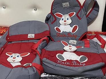 Детский набор Rain Baby с аппликацией зайчика. Состав набора: -