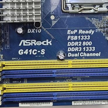 Настольные ПК и комплектующие: Материнская плата для ПК, Новый, ASRock, LGA775, Micro-ATX — 5