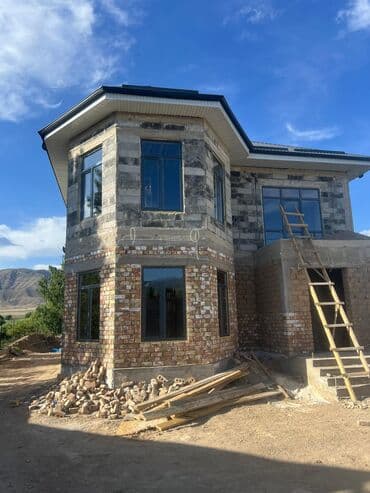 серый гранит: Буюртмага пластик терезелер, Витраждык, Мансард, Панорамалык, Бөлүп төлөө менен — 15