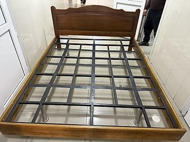 Матрастар: Эки кишилик керебет, Колдонулган, Каркассыз матрас, узуну - 200 см — 2