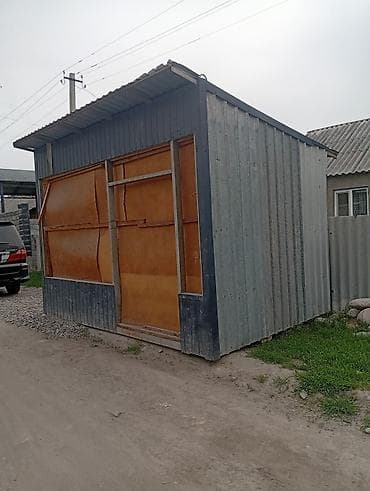 Контейнерлер: Продаю павильон, 3/4 сделан из качественного материала, ещё не — 2