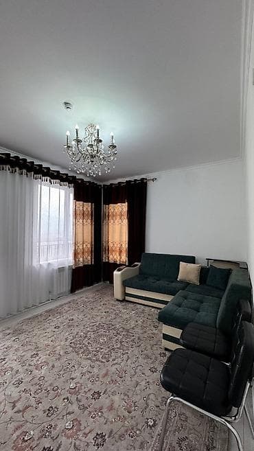картир: 2 комнаты, 61 м², Ала-Арча ТРЦ Элитка, 13 этаж, Евроремонт — 1