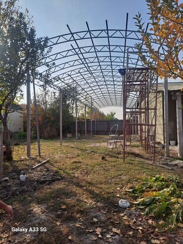 Шкафы: Навес, Арочный, Металл, Поликарбонат, Установка — 37