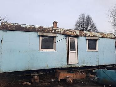 Бытовка/вагончик на шасси - Тип: мобильный строительный вагончик at lalafo.kg Бытовка/вагончик на шасси - Тип: мобильный строительный вагончик