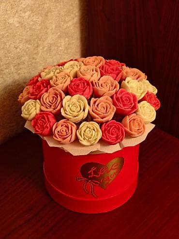 розы бишкек: Bloom & Bite Розы из вкуснейшего бельгийского шоколада для неё — 1