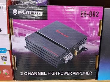 Автомобильный усилитель E5-OLDM E5-802 - 2‑канальный высокомощный