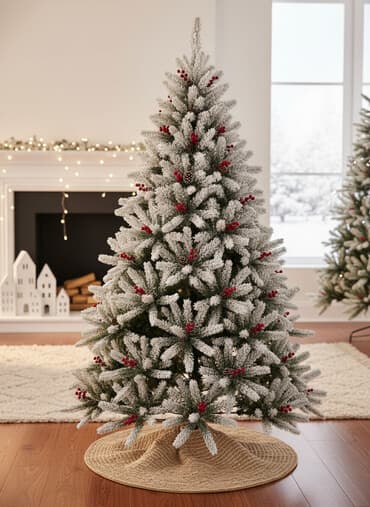 сучкорезы для обрезки деревьев: Искусственная рождественская ель с “заснеженными” ветками и — 1