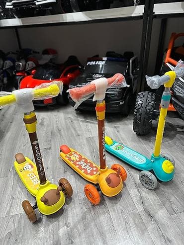 детские толокар: Детский самокат, Трёхколёсный — 1