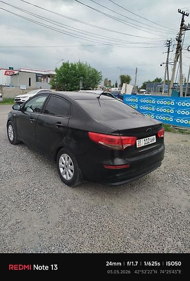 Унаа сатуу: Kia Rio: 2016 г., 1.6 л, Автомат, Бензин, Седан — 5