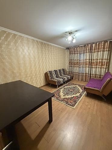 osh flat: 2 комнаты, Кок-Жар мкр Семейным, от 6 месяцев, С мебелью полностью — 3