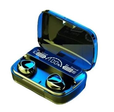 наушник м10: Вакуумные, Новый, Беспроводные (Bluetooth), Классические — 1