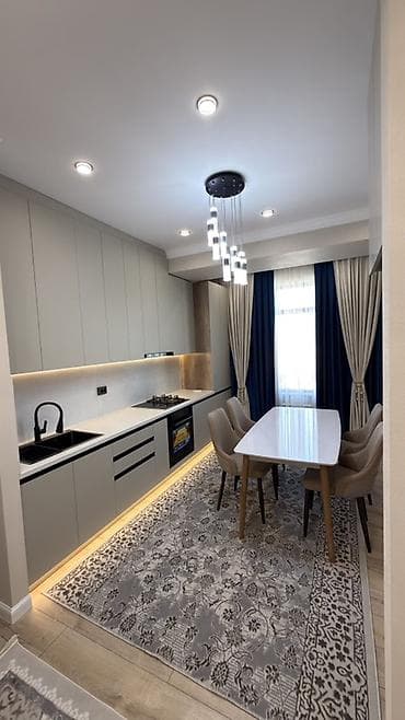 Батирлер: 2 бөлмө, 58 м², Элитка, 13 кабат, Дизайнердик ремонт — 1