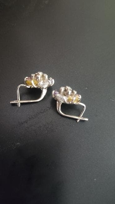 Серебряные серьги, Проба 925, Женские, Новый