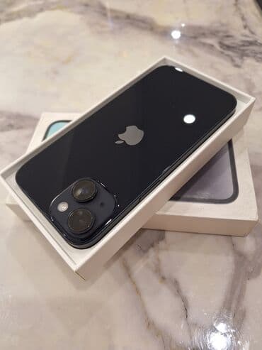 iphone osh: IPhone 14, Б/у, 128 ГБ, Midnight, Коробка, 86 % — 4