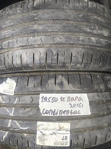 r15 195: Шины 195 / 50 / R 15, Лето, Б/у, Пара, Легковые, Continental — 1